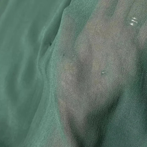 Reformation Green Ruffle Dress - Picture 6 of 7